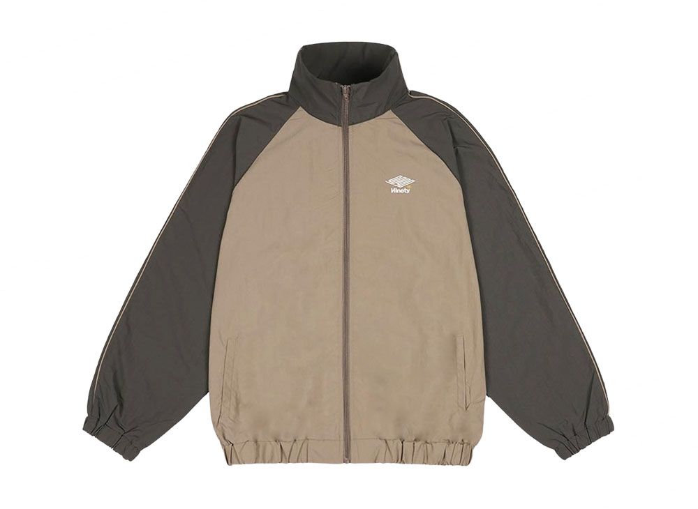 Tech Nylon Track Jacket "Charcoal Gray × Khaki"の新品/中古