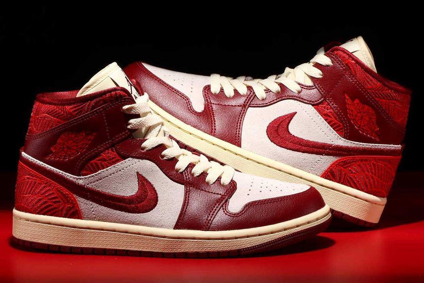 3/10・3/12・3/13発売|Nike WMNS Air Jordan 1 Mid SE "Tiki Leaf"|抽選/販売/定価情報