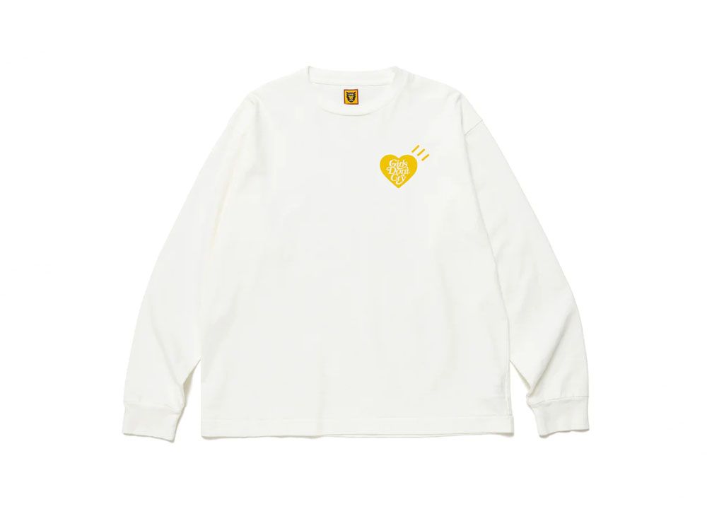 HUMAN MADE GDC Daily L/S T-Shirt White-