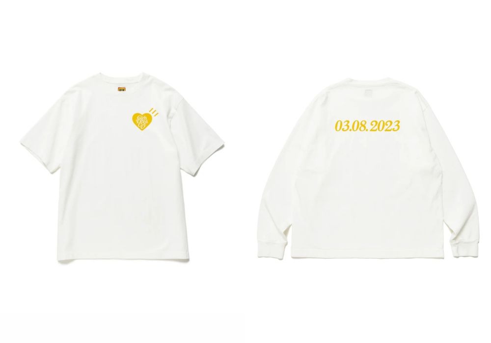 Girls Don’t CryとHUMAN MADEから3月8日を象徴する花、「ミモザ」をデザインしたアイテムが登場
