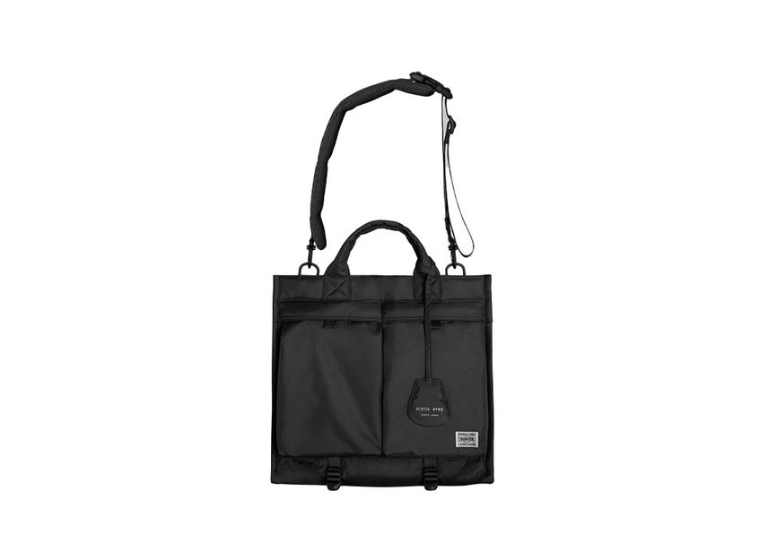 PORTER×HYKE 2WAYトートバッグ 黒 citerol.com.br