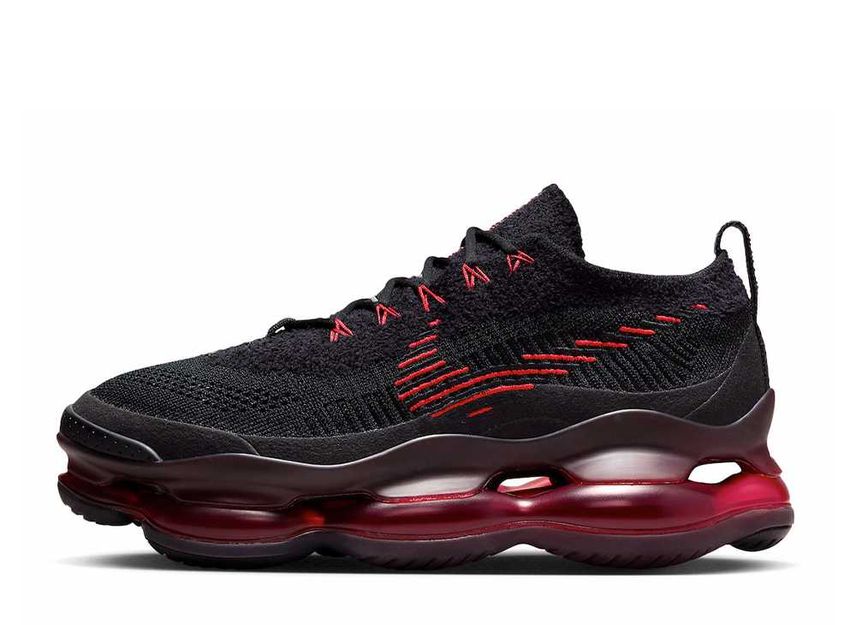 Air max 270 sales flyknit black and red