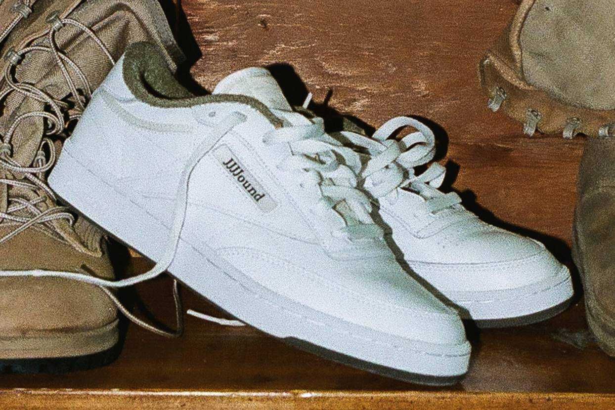 海外4/6発売|JJJJound × Reebok Club C "White/Olive"|抽選/販売/定価情報