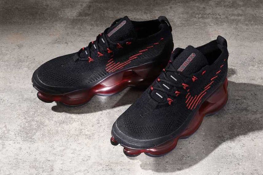 4/12発売|Nike Air Max Scorpion "Black and University Red"|抽選/販売/定価情報