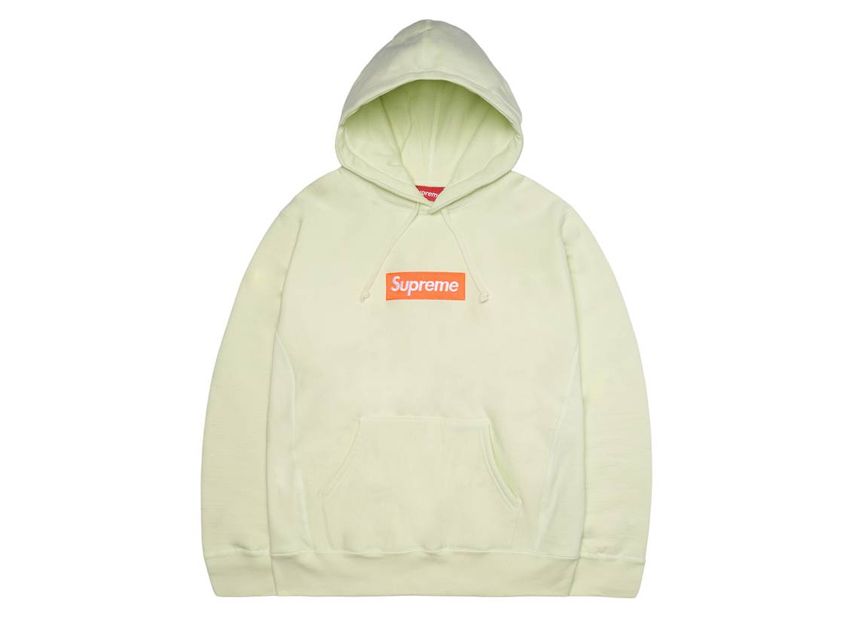 Supreme cream top box logo