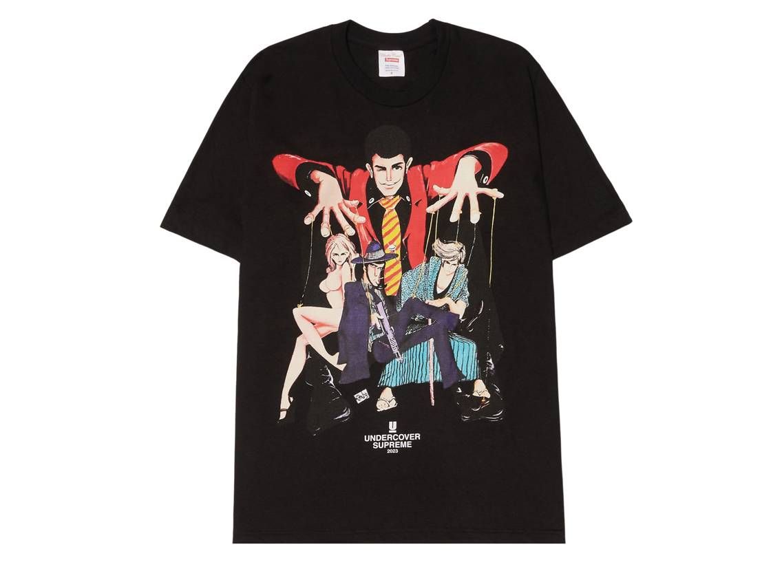 黒 SUPREME UNDERCOVER ルパン Tシャツ BLACK Lサイズ-