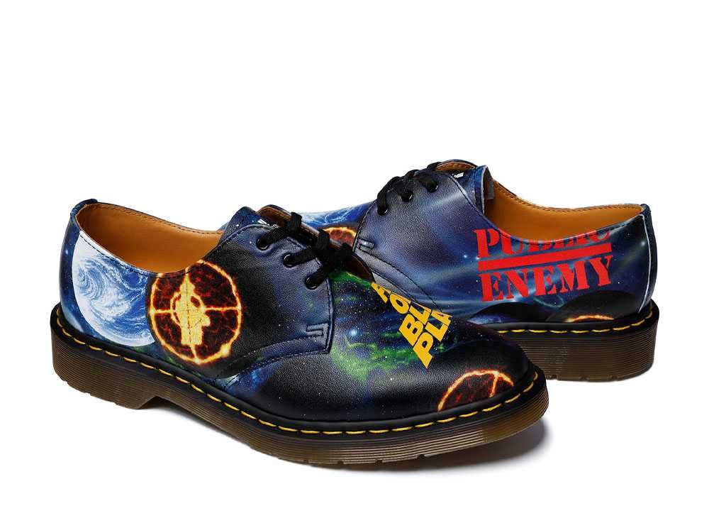 Supreme × UNDERCOVER × Dr. Martens Public Enemy 3-Eye Shoe