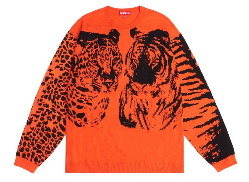 Supreme Big Cats Jacquard L/S Top