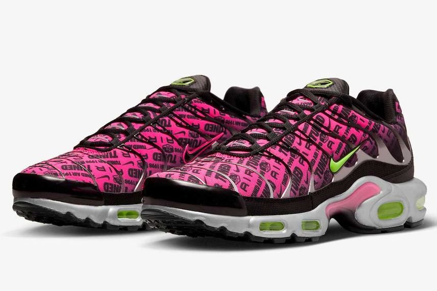 Nike Air Max Plus Mercurial 25 Hyper Pink and Volt