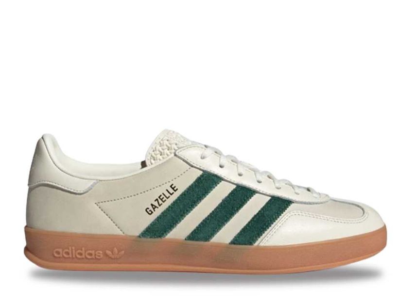 Adidas gazelle green and best sale white