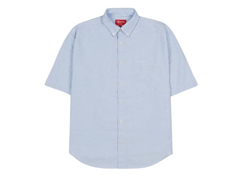 Loose Fit S/S Oxford Shirt light blue-