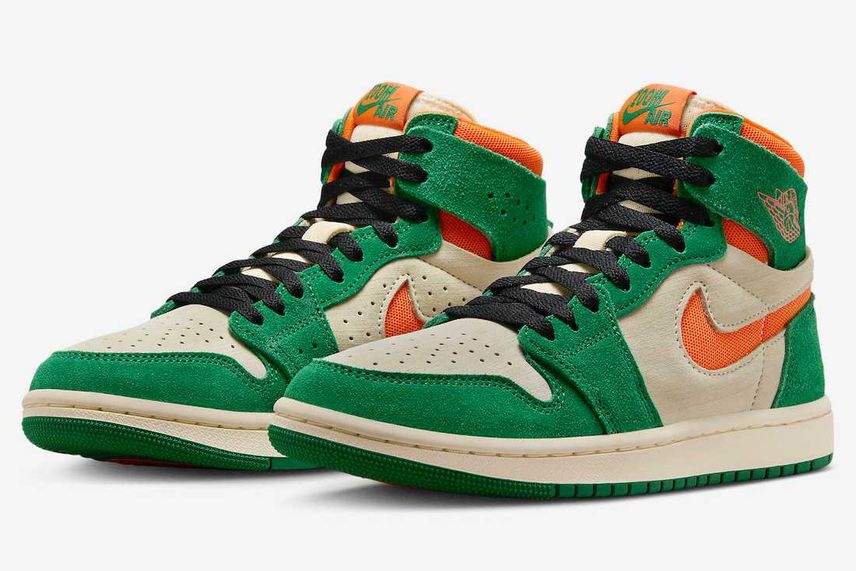 最新リーク|Nike Air Jordan 1 High Zoom CMFT 2 "Pine Green/Orange Blaze-Muslin-Black"|抽選/販売/定価情報