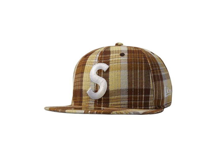 Supreme Metallic Plaid S Logo New Era