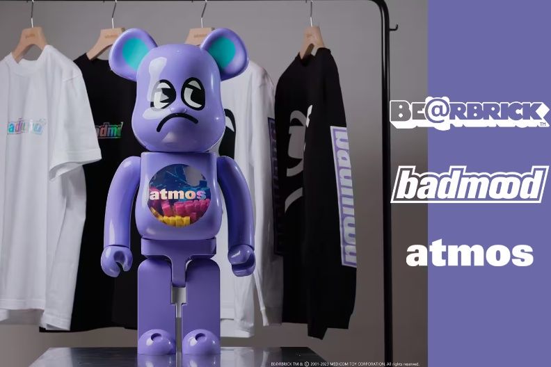 5/13発売｜atmos × badmood × MEDICOM TOY BE@RBRICK collection｜抽選