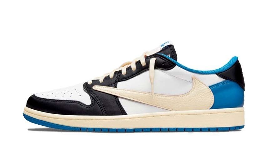 トラヴィス・スコット × フラグメント × ナイキ エアジョーダン1 ロー 画像