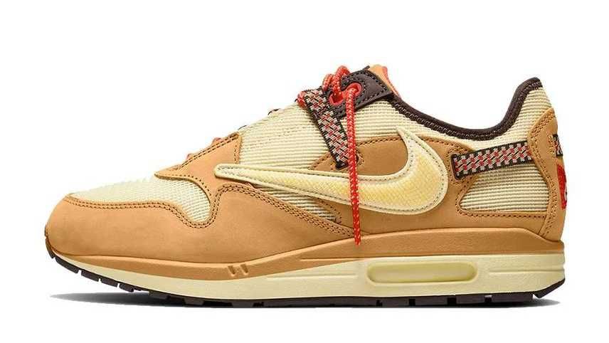 トラヴィス・スコット × ナイキ エアマックス1 ウィート 画像