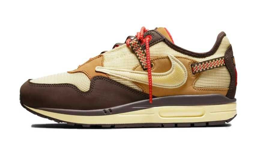 トラヴィス・スコット × ナイキ エアマックス1 カクタス ブラウン 画像