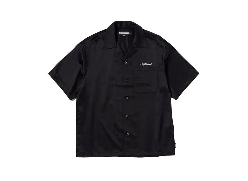 NEIGHBORHOOD Solid Color Hawaiian Shirt SS