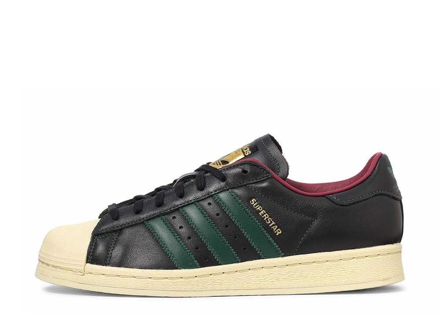 Adidas superstar 80s core black green red best sale