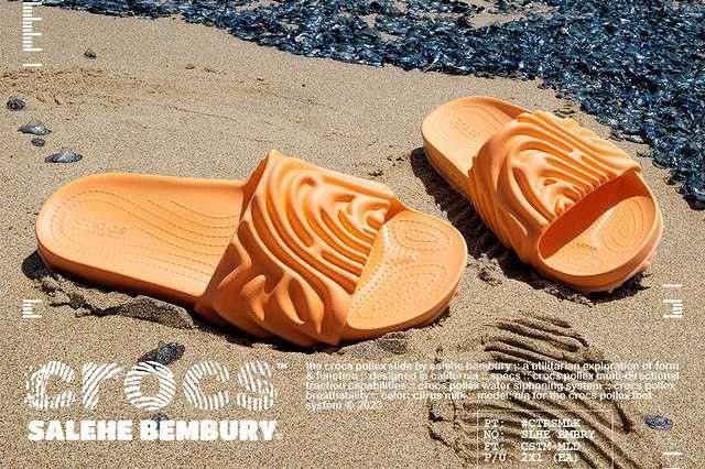 海外5/25発売｜Salehe Bembury × Crocs Pollex Slide collection