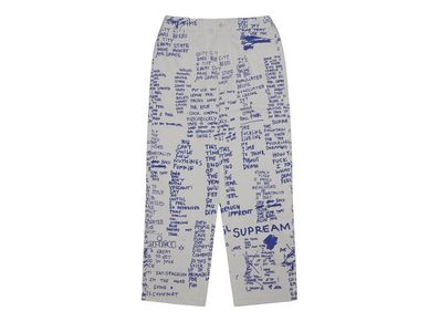 Supreme all over print pants sales