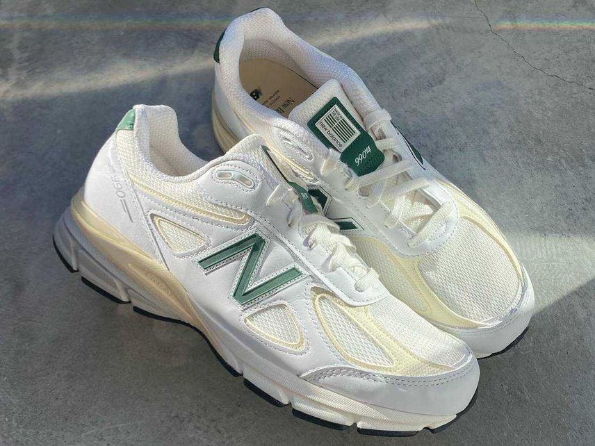 9/7発売|New Balance 990V4 "White/Green"|抽選/販売/定価情報