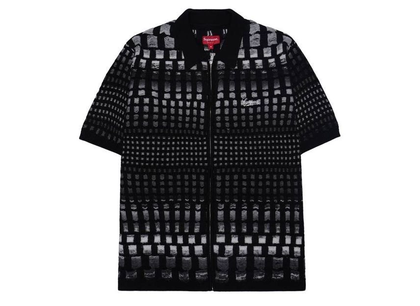 Supreme zip top up polo