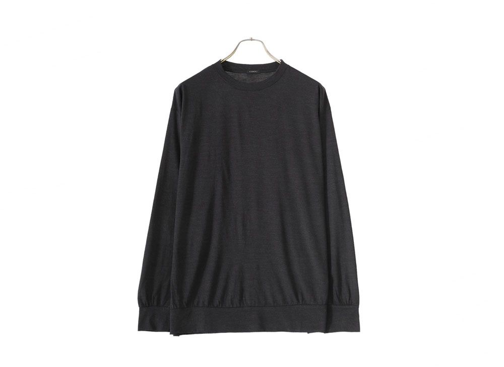 24SS COMOLI サマーウール ノースリーブ CHARCOAL 24SS COMOLI サマーウール ノースリーブ CHARCOAL 24SS COMOLI サマー