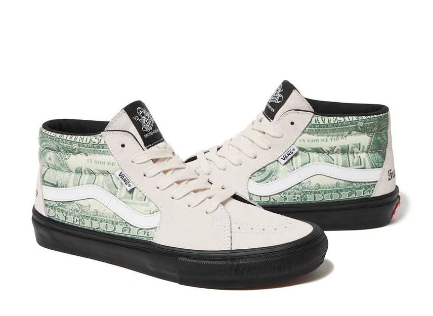 Supreme®/ Vans® Dollar Skate Grosso Mid | angeloawards.com