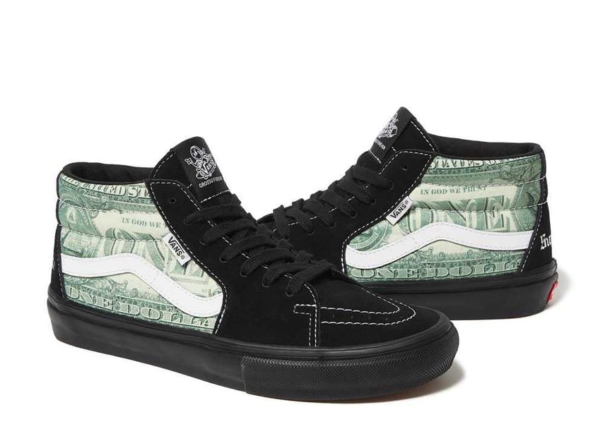 Supreme × Vans Dollar Skate Grosso Mid