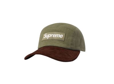 Supreme olive camp shop cap