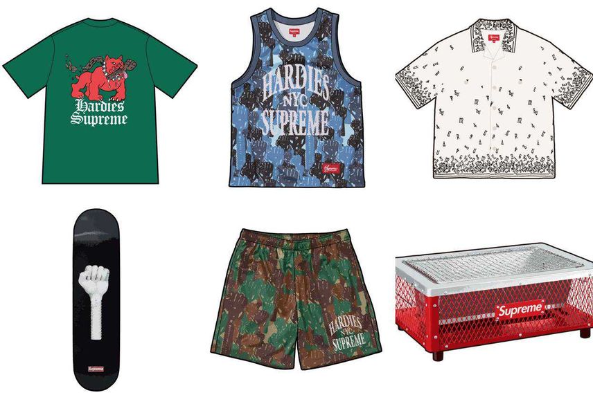 スニダンでの購入・出品はこちら|Supreme × Hardies 23SS Week17 スニダン取り扱い コラボ・レギュラーアイテムまとめ