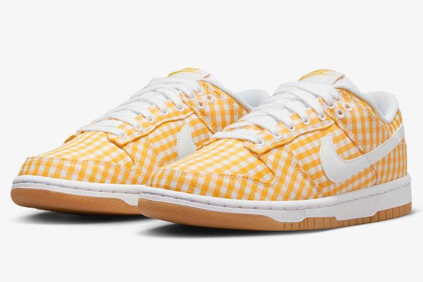 6/21発売|Nike WMNS Dunk Low "Yellow Gingham"|抽選/販売/定価情報