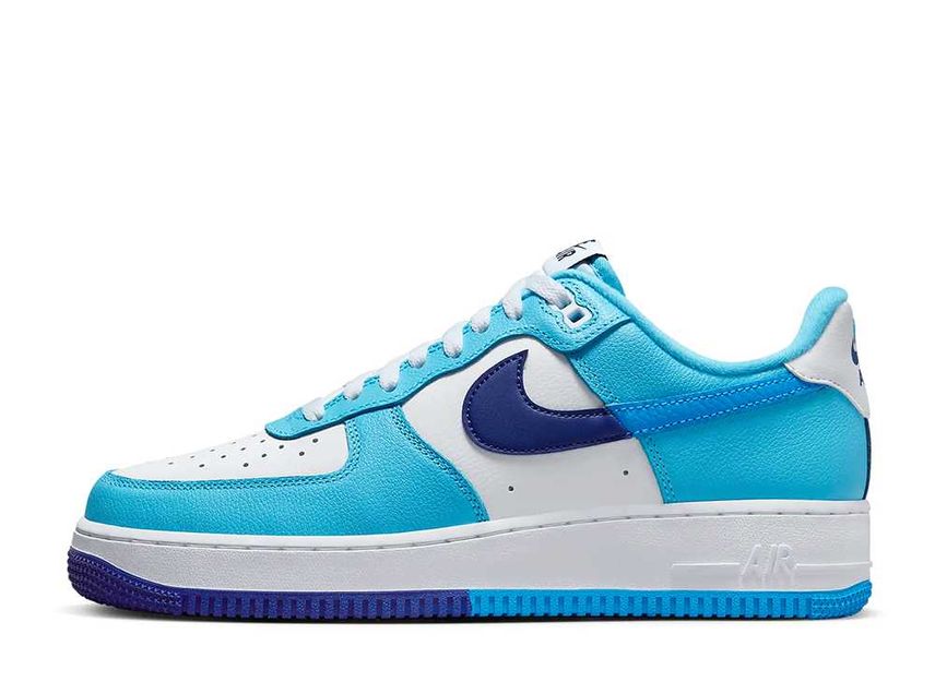 Air force top 1 white/carolina blue