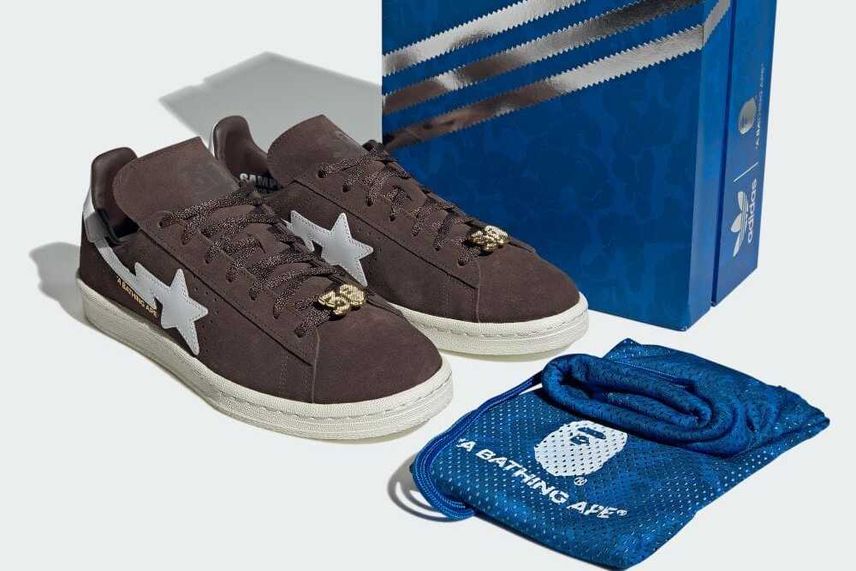 7/1発売|A BATHING APE®︎ × adidas Originals Campus 80's "Brown"|抽選/販売/定価情報