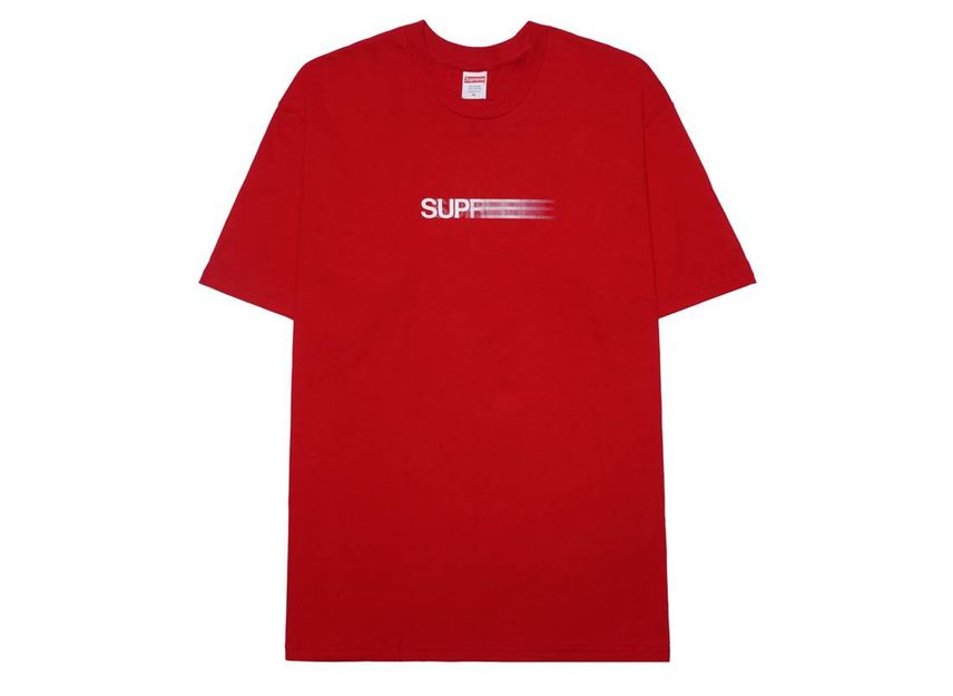 Supreme red bogo tee sales