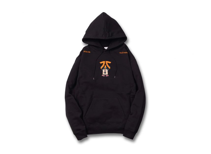 Fnatic black and orange top triple hoodie