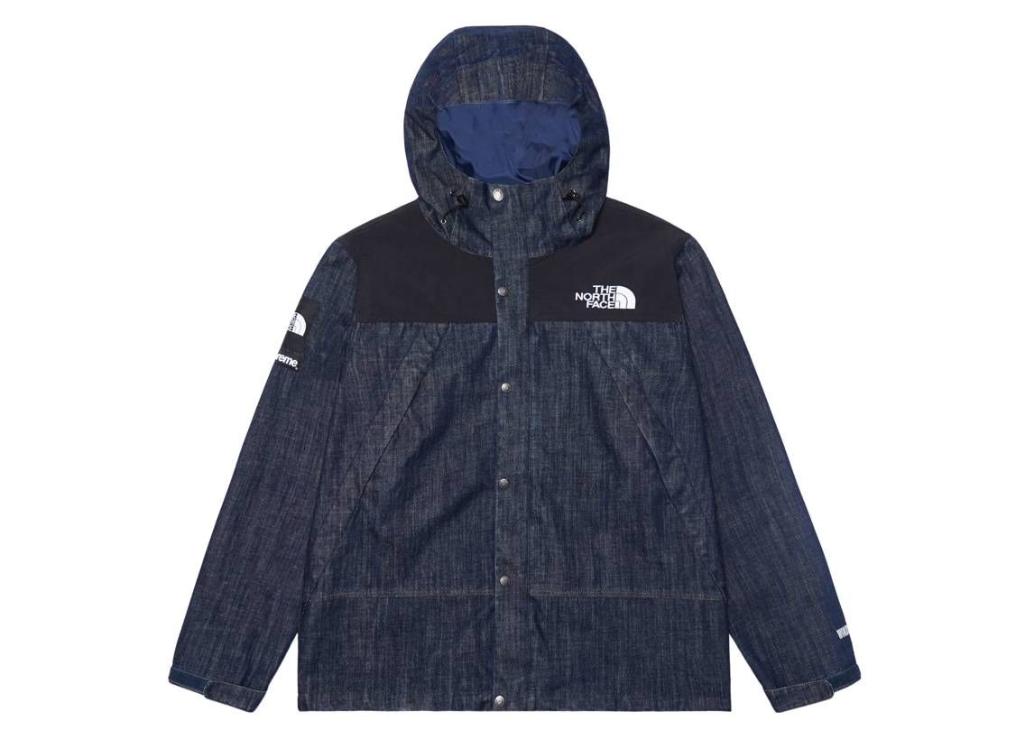 Supreme North Face Denim Dot Shot Jacket