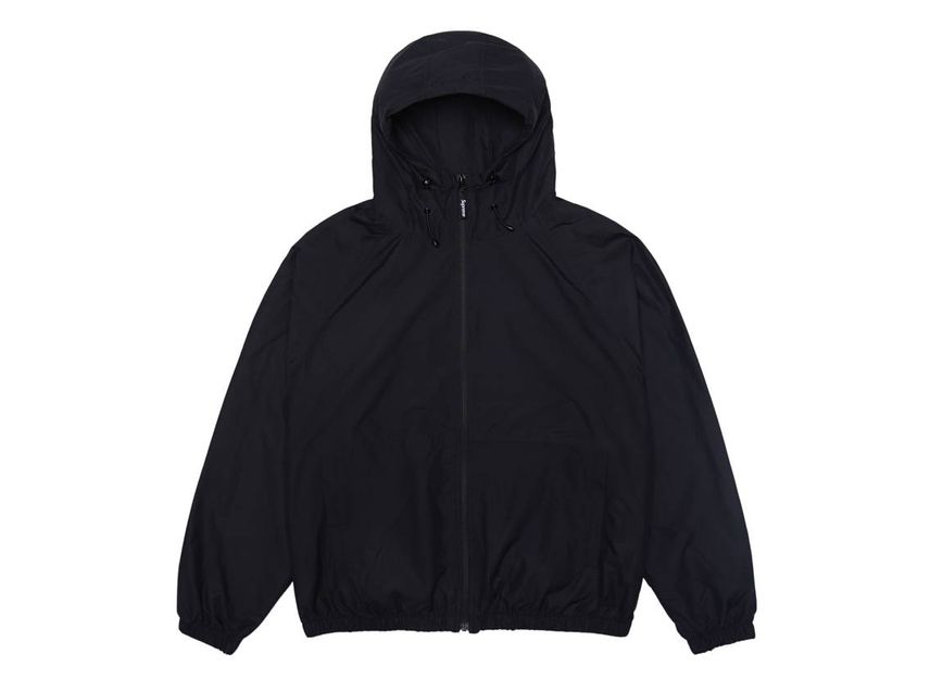 Supreme cotton hooded sales raglan jacket black