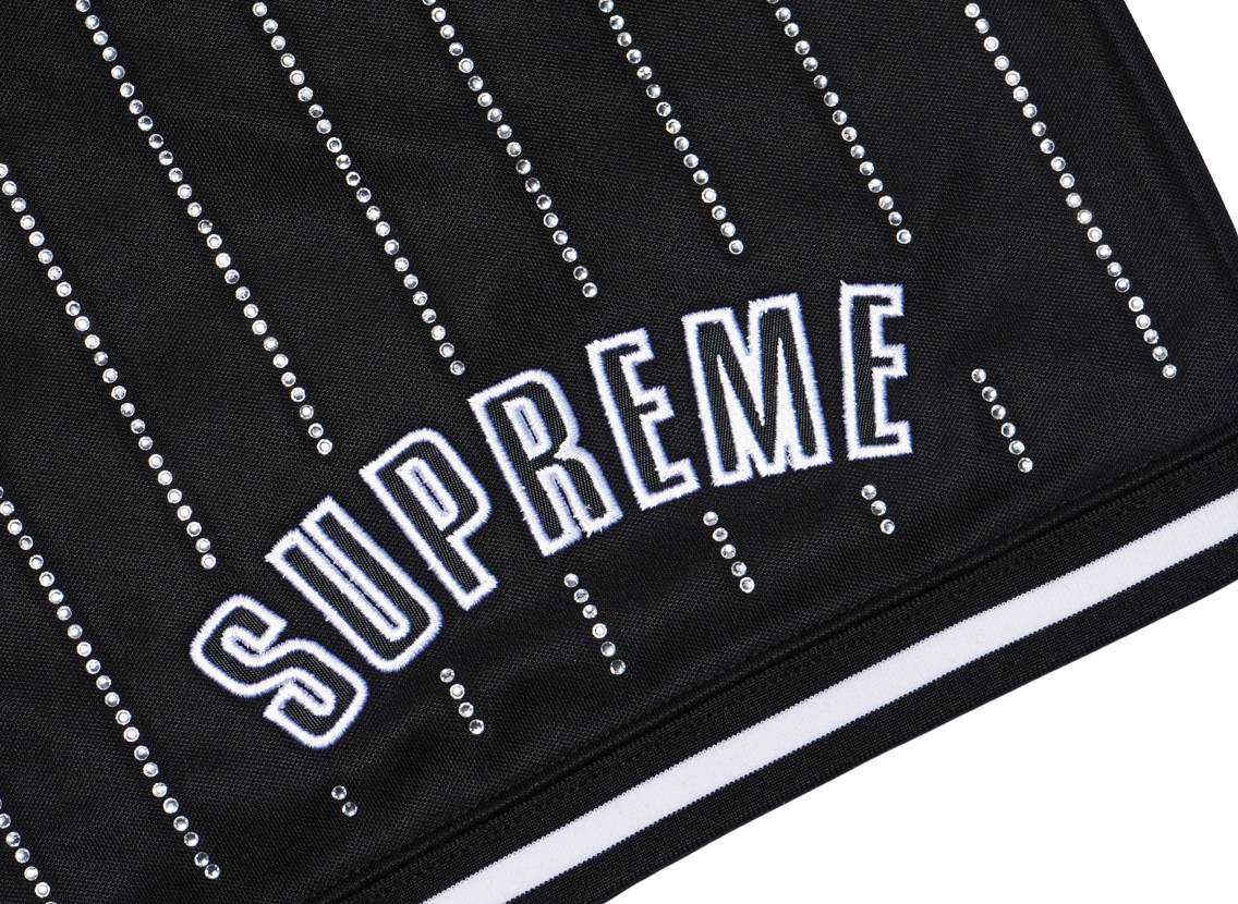 Supreme Rhinestone Stripe Basketball Short 