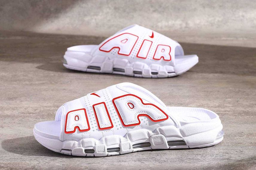 7/17発売|Nike Air More Uptempo Slide "White and University Red"|抽選/販売/定価情報