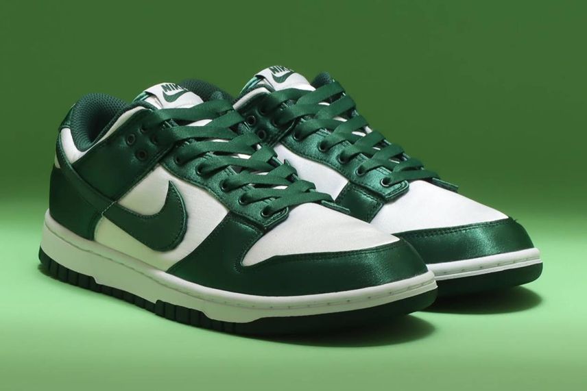 7/20発売|Nike WMNS Dunk Low "Satin Green"|抽選/販売/定価情報
