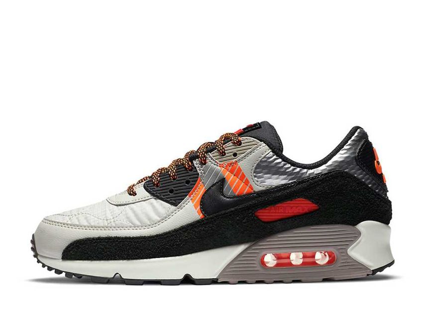 3M Nike Air Max 90 Light Bone Black Total Orange