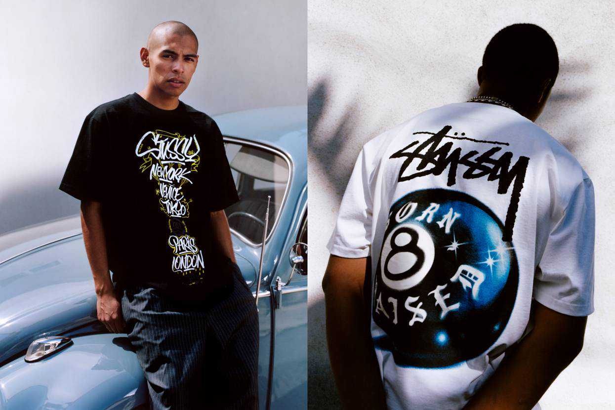 美品とても希少ですstussy  born raised メッシュTシャツ