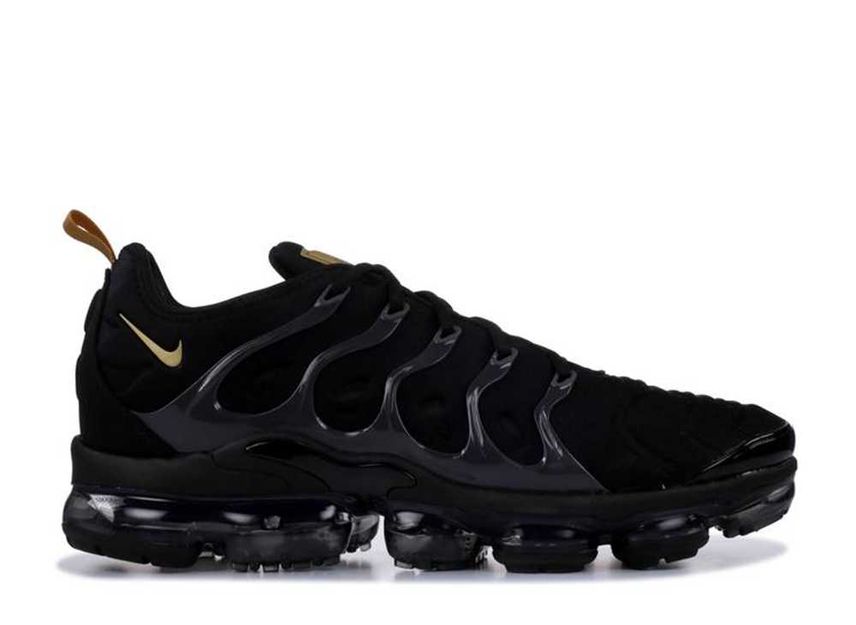 Nike Air Vapormax Plus Black Metallic Gold Anthracite