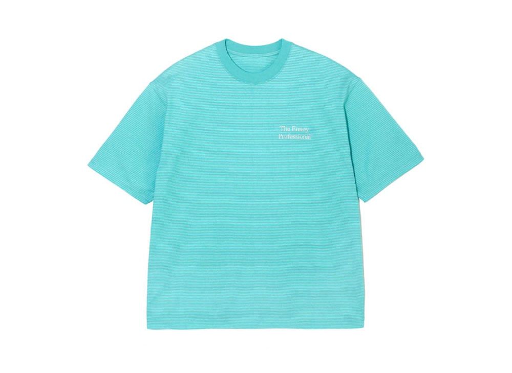 2022年最新入荷 T-Shirt Border S/S Ennoy MINT WHITE BLUE Tシャツ