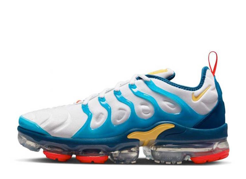 Nike Air Vapormax Plus White Citron Pulse Industrial Blue