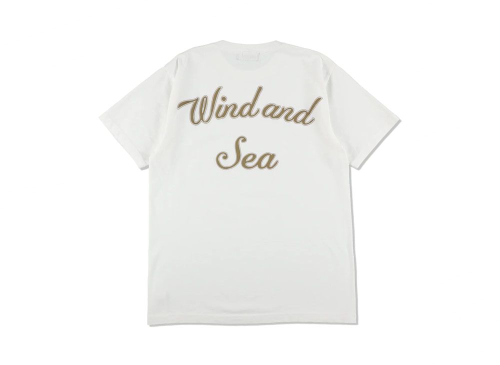 WIND AND SEA RON LOUIS RETRO BROWN TEE ウィンダンシー ロンルイス レトロブラウン Tシャツ WHITE【004】