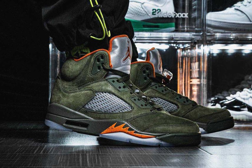 NIKEエアジョーダン 5 オリーブ Nike Air Jordan 5 Retro