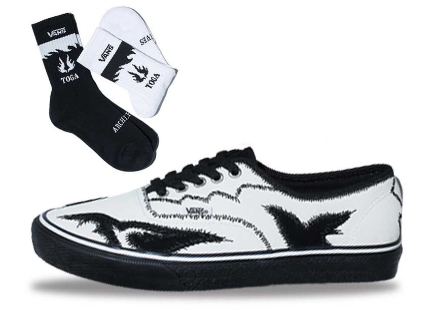 Vans authentic top with socks